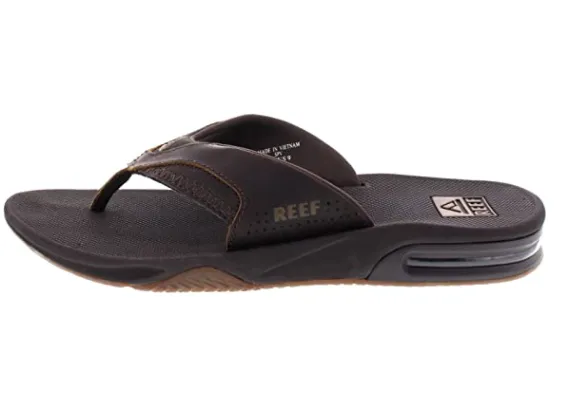Men's Leather Fanning Sandals