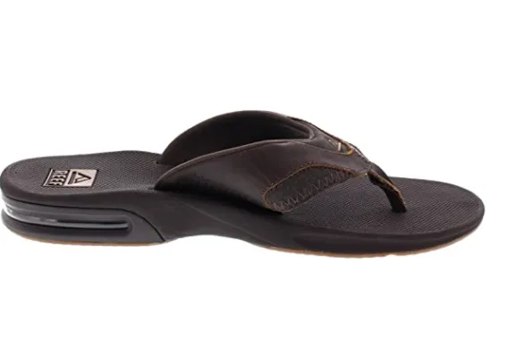 Men's Leather Fanning Sandals