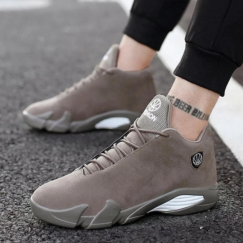 Men's Leather Sports Sneakers