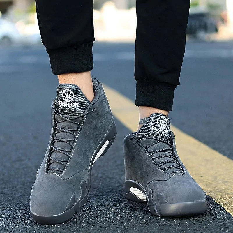 Men's Leather Sports Sneakers