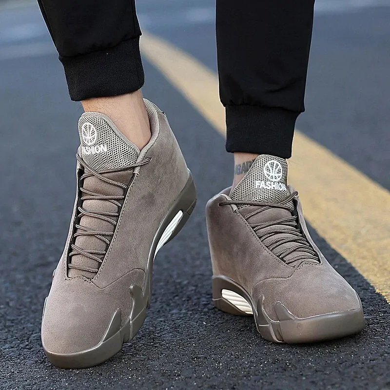 Men's Leather Sports Sneakers