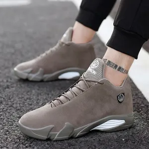 Men's Leather Sports Sneakers