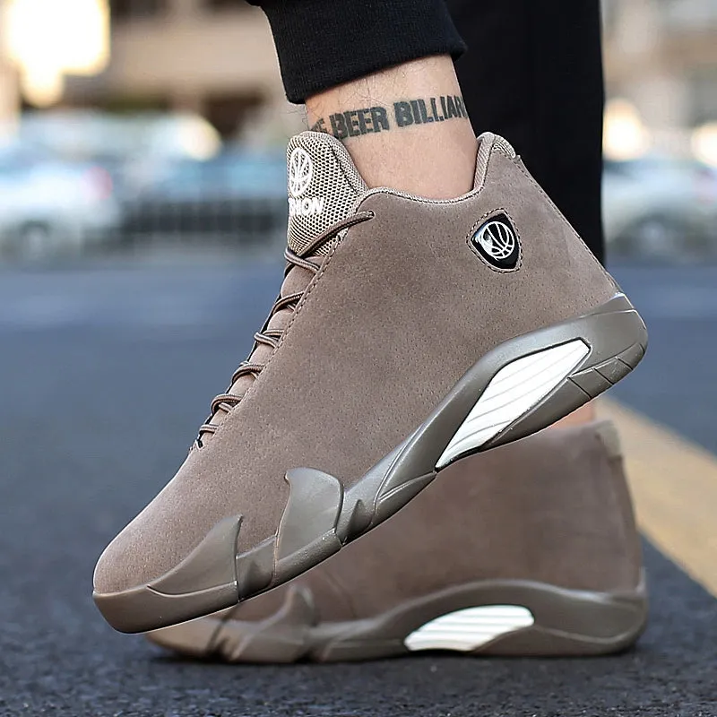 Men's Leather Sports Sneakers