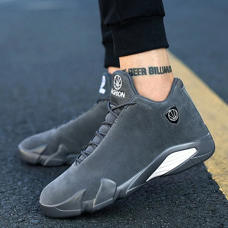 Men's Leather Sports Sneakers