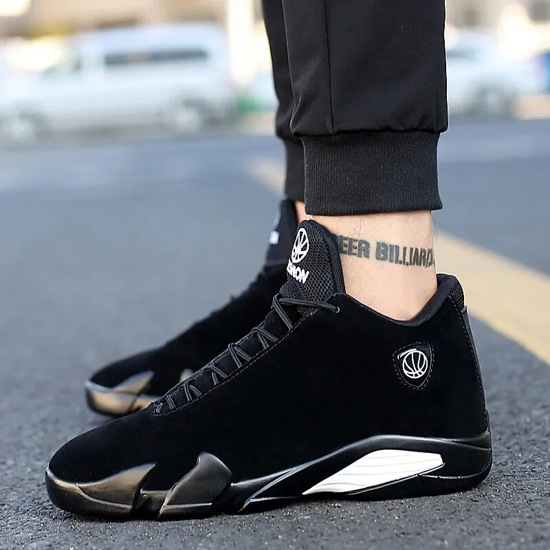 Men's Leather Sports Sneakers
