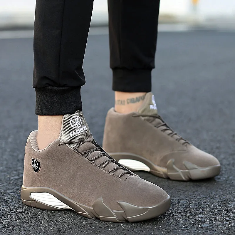 Men's Leather Sports Sneakers