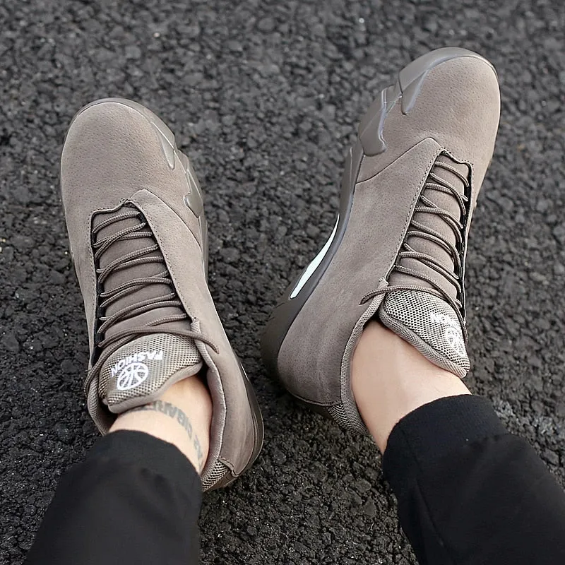 Men's Leather Sports Sneakers