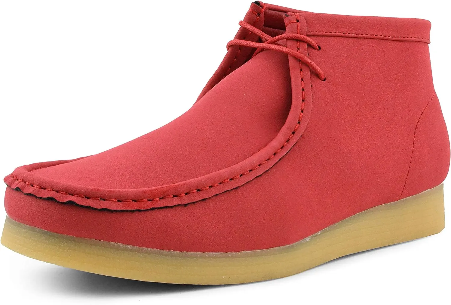 Men's Lime Green Lace Up High Top Suede Boots