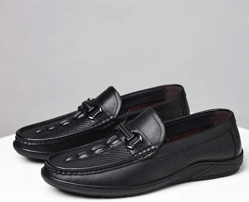 Men's Luxury Loafers Faux Patent Leather Slip-On Oxford Shoes Business Casual Men Fashion Dress Sneakers