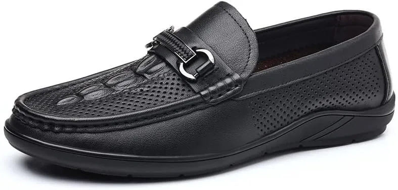 Men's Luxury Loafers Faux Patent Leather Slip-On Oxford Shoes Business Casual Men Fashion Dress Sneakers