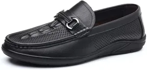 Men's Luxury Loafers Faux Patent Leather Slip-On Oxford Shoes Business Casual Men Fashion Dress Sneakers