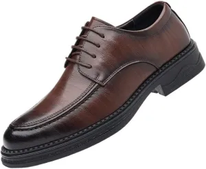 Mens Oxford Shoes Classic Lace Up Business Dress Shoes Leather Formal Derby Shoes for Men