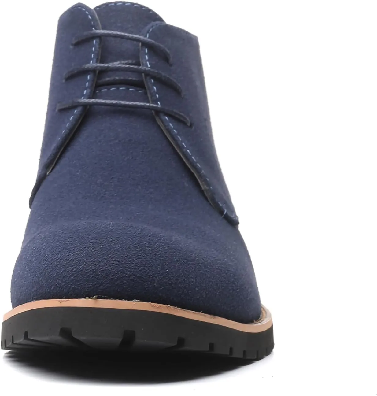 Men's Oxford Suede Shoes Casual High Top Derby Shoes PU Leather Mens Ankle Boots