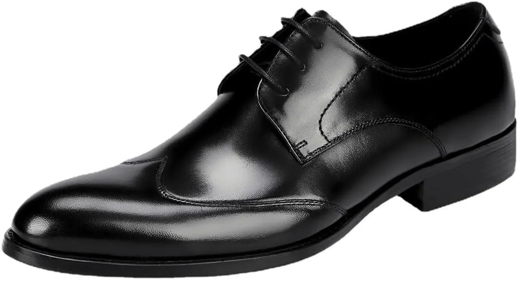 Mens Patent Business Oxford Dress Shoes Leather Office Lace Up Pointed Toe Shoes Tuxedo Wedding Classic Formal Party Fashion Footwear