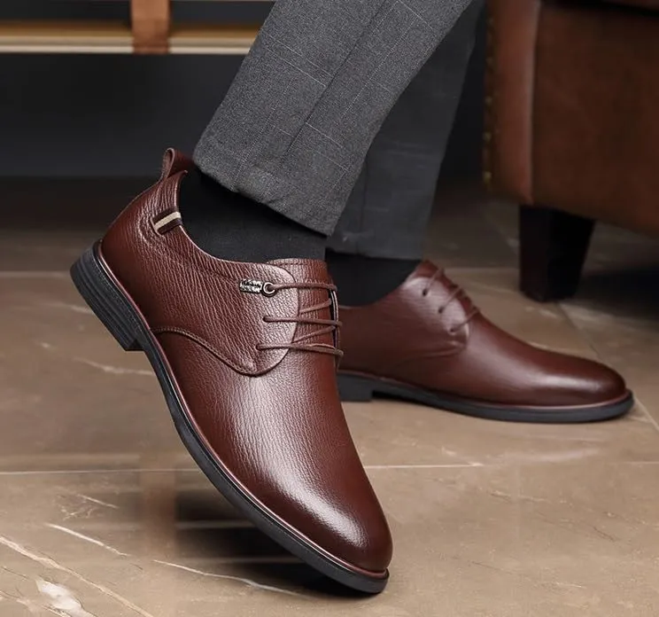 Mens Patent Leather Dress Shoes Classic Lace-up Formal Business Oxford Casual Tuxedo Shoes for Men