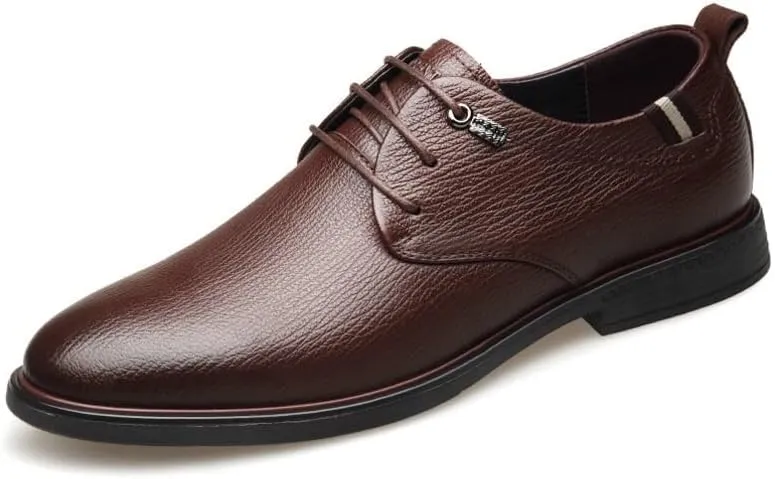 Mens Patent Leather Dress Shoes Classic Lace-up Formal Business Oxford Casual Tuxedo Shoes for Men