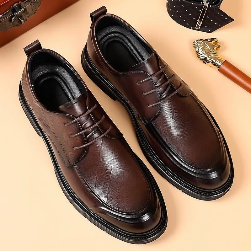 Men's Patent Leather Tuxedo Dress Shoes Classic Business Formal Oxford Shoes for Men