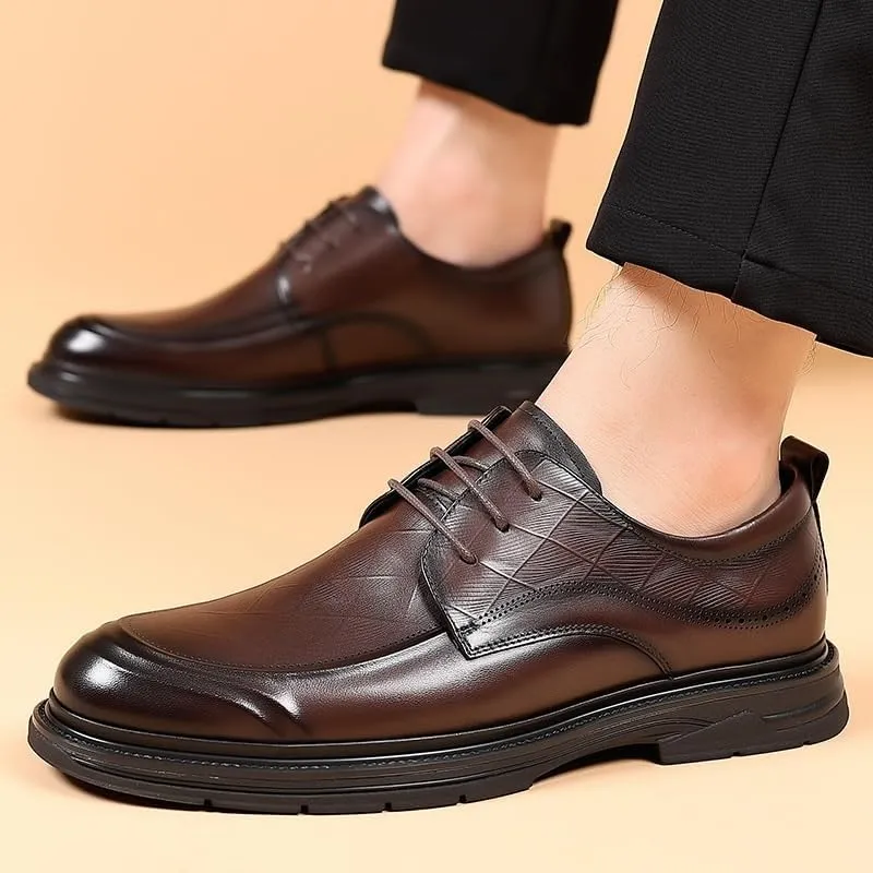 Men's Patent Leather Tuxedo Dress Shoes Classic Business Formal Oxford Shoes for Men