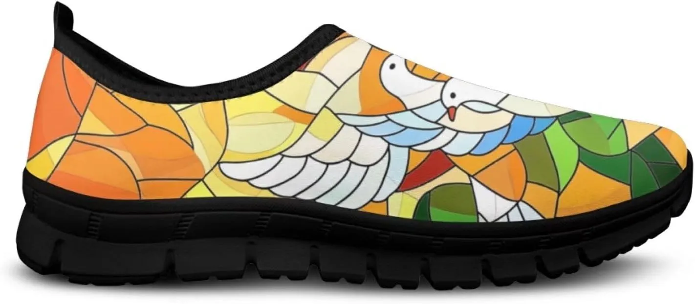 Men's Slip On Sneakers Comfy Slip On Running Shoes Men Walking Loafers Breathable