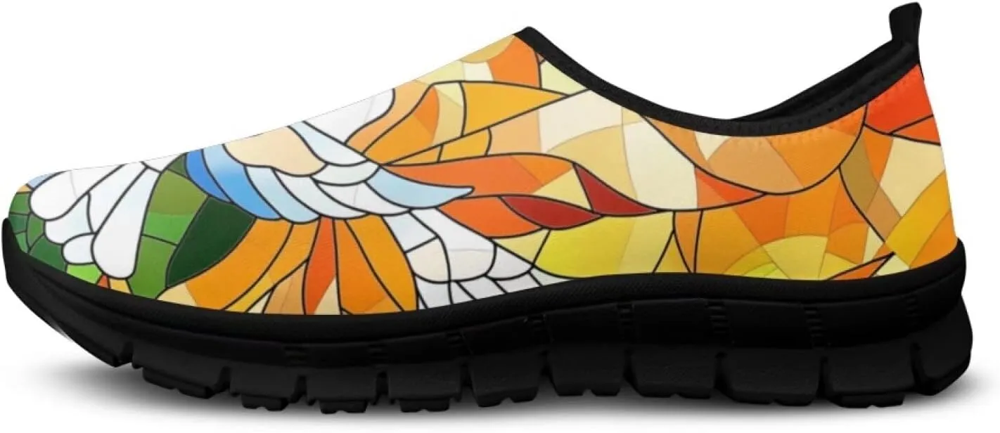 Men's Slip On Sneakers Comfy Slip On Running Shoes Men Walking Loafers Breathable