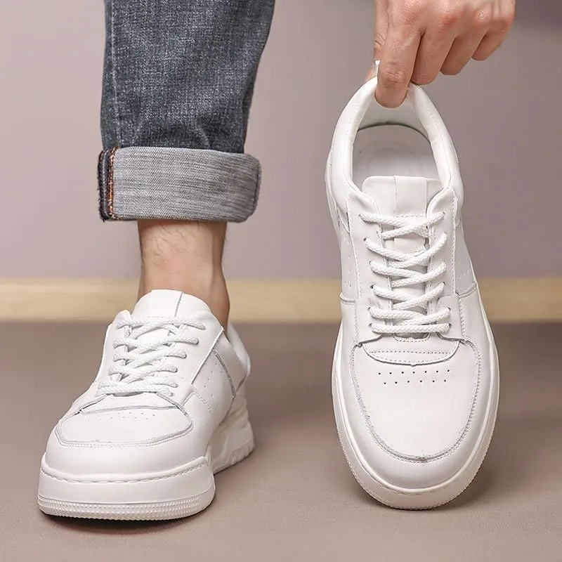 Mens Sneaker Low Top Lace Up Casual Oxford Shoes Comfortable PU Fashion Dress Business Casual Derby Shoe