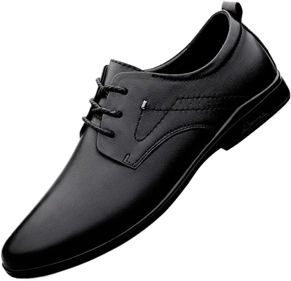 Men's Tuxedo Dress Shoes Classic Patent Leather Oxford Shoes Fashion Business Wedding Pointed Toe Formal Dress Shoes for Men