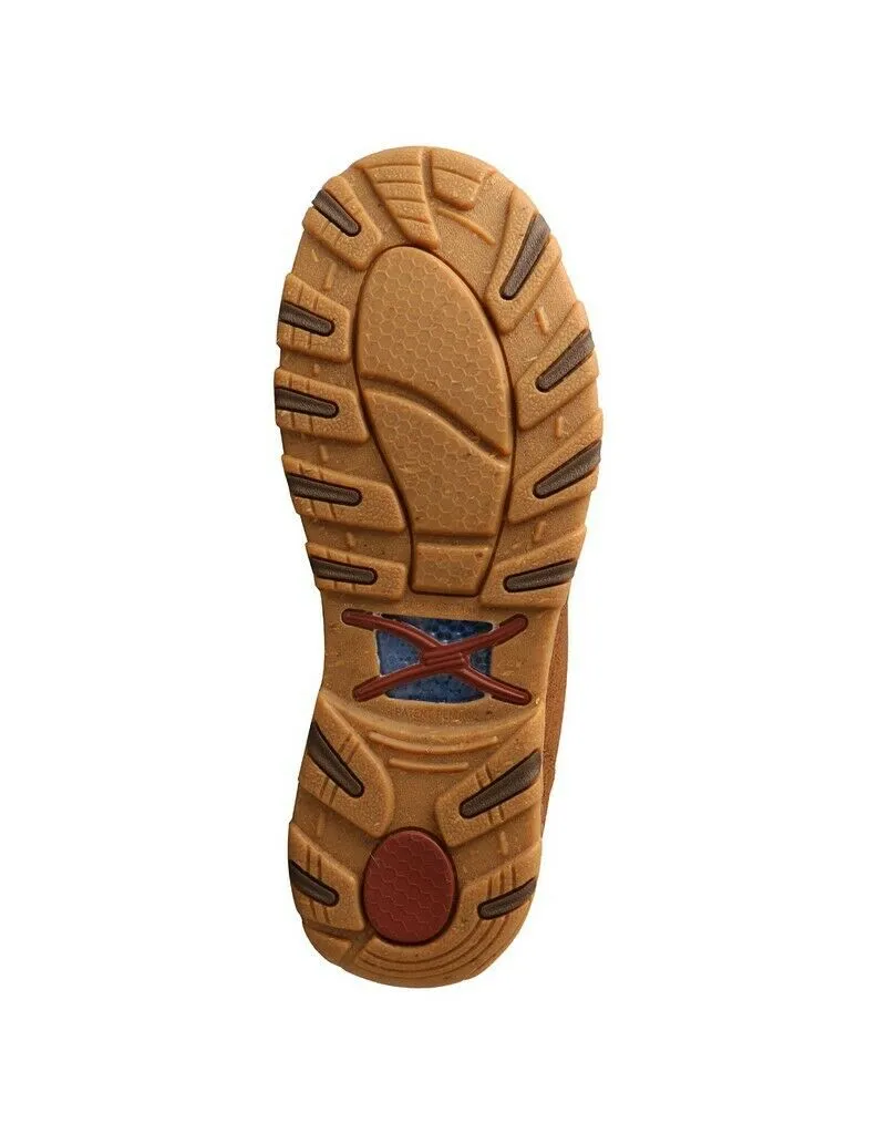 Men's Twisted X MXC0012 Chukka Driving Moc Clay/Cocoa Hybrid Performance/Full