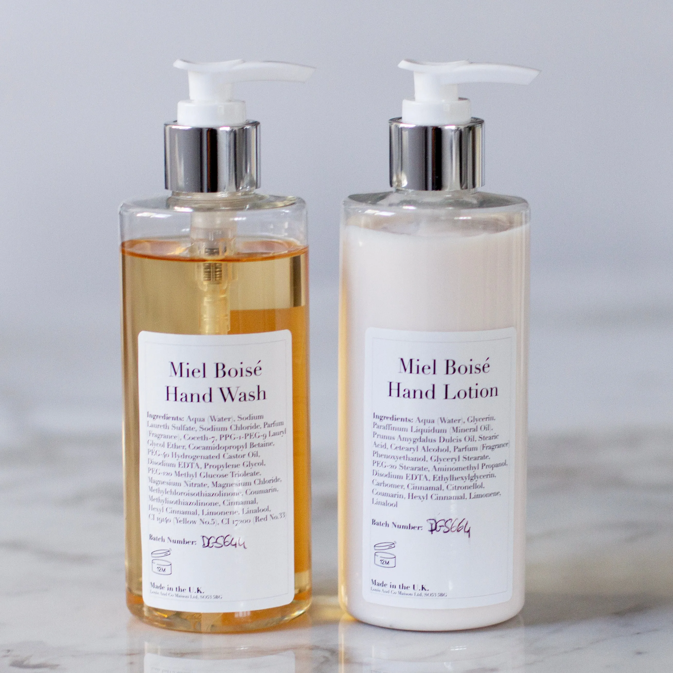 Miel Boisé Hand Wash & Lotion Set