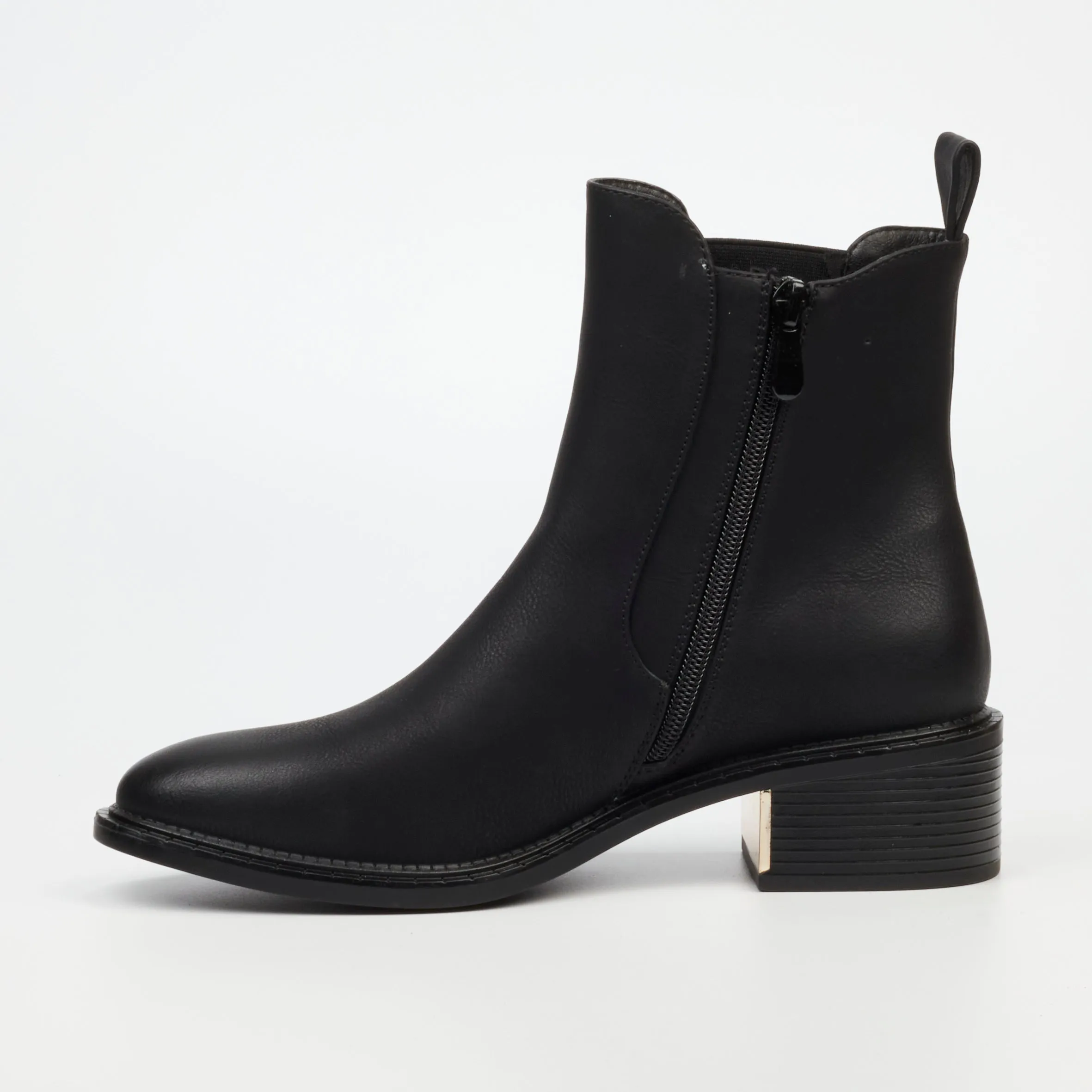 Miss Black Qatar 1 Ankle Boot - Black