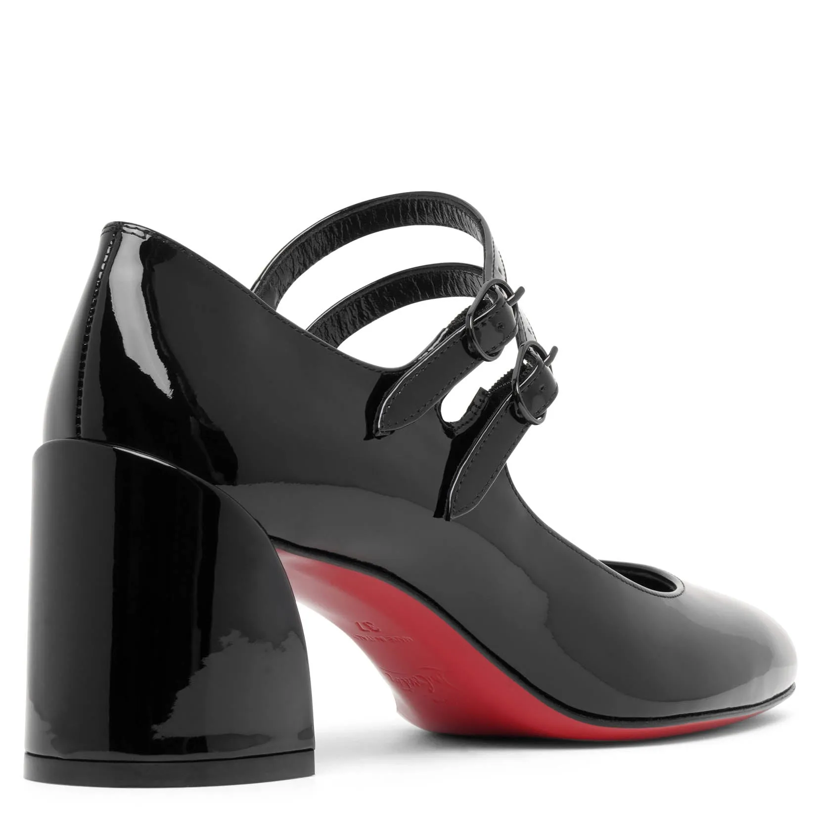 Miss Jane 55 black patent pumps