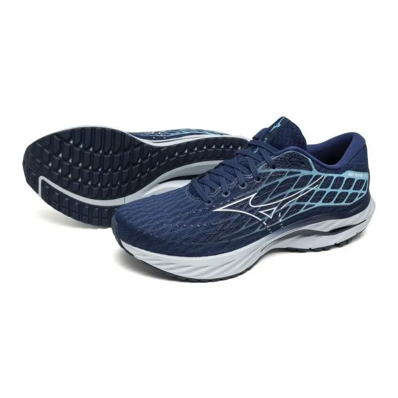 Mizuno Men's Wave Inspire 20 - Estate Blue/White