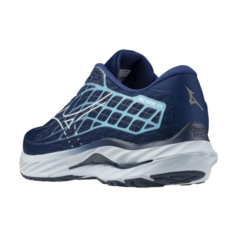 Mizuno Men's Wave Inspire 20 - Estate Blue/White