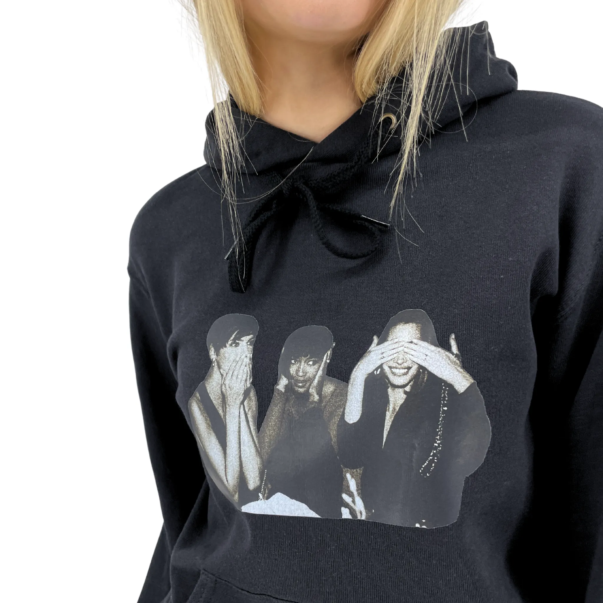 MONKEY BUSINESS HOODIE - SVART