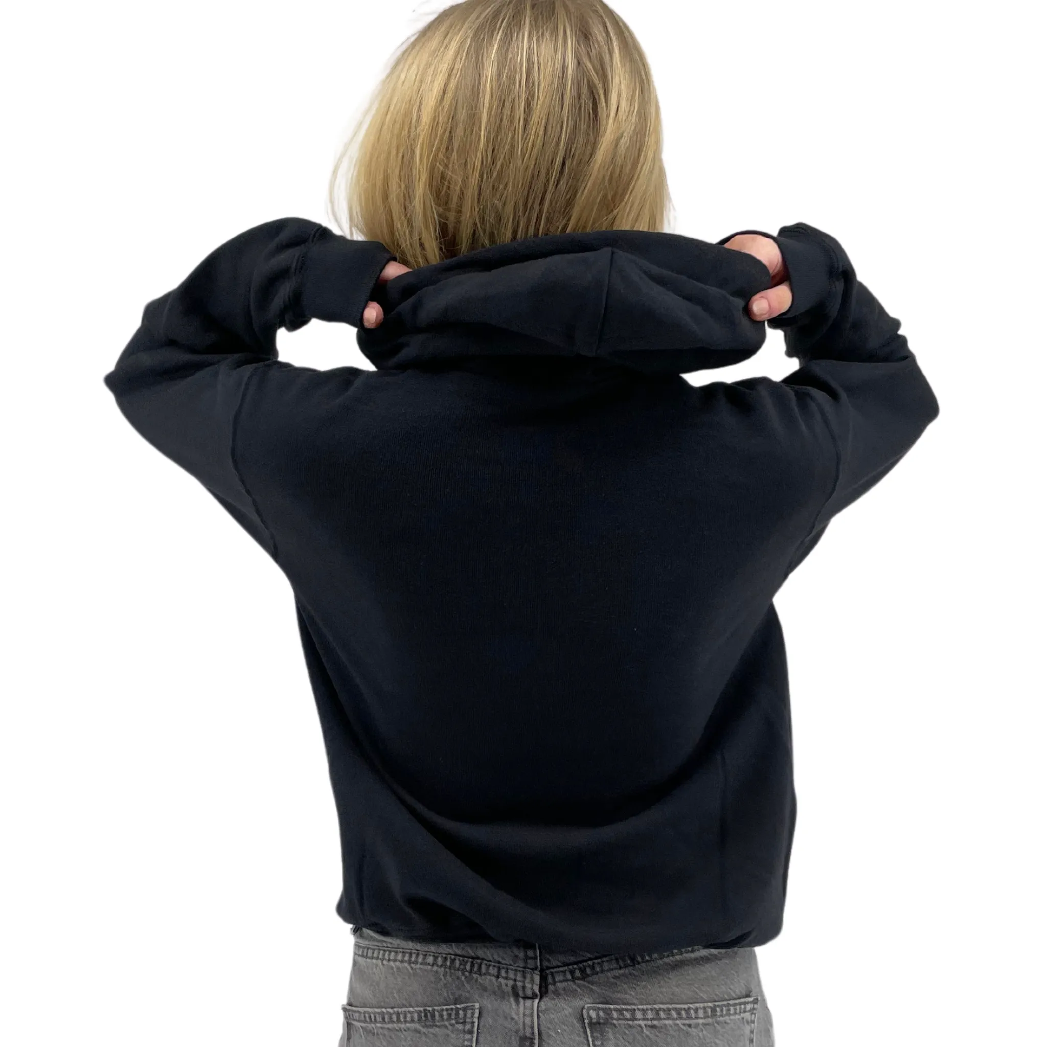 MONKEY BUSINESS HOODIE - SVART