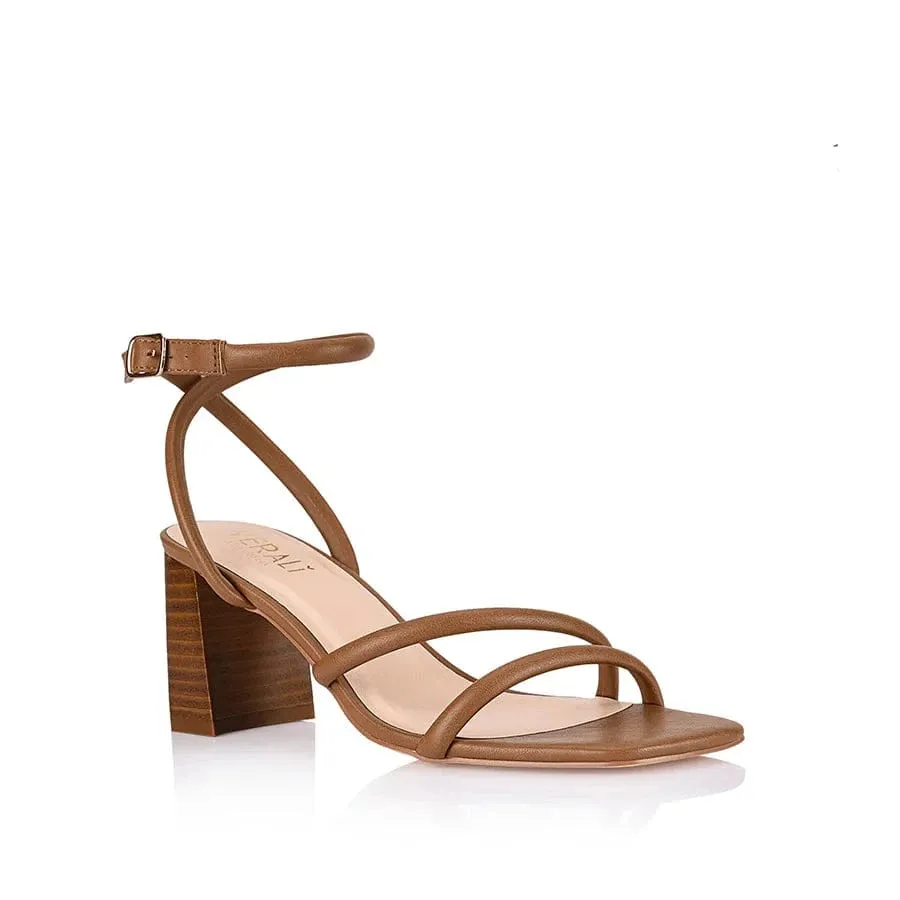 Nadia Block Heel - Tan