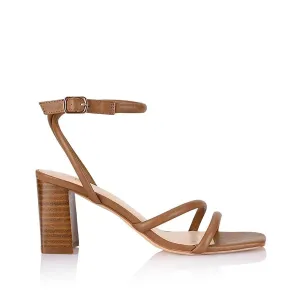 Nadia Block Heel - Tan