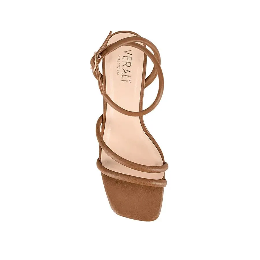 Nadia Block Heel - Tan