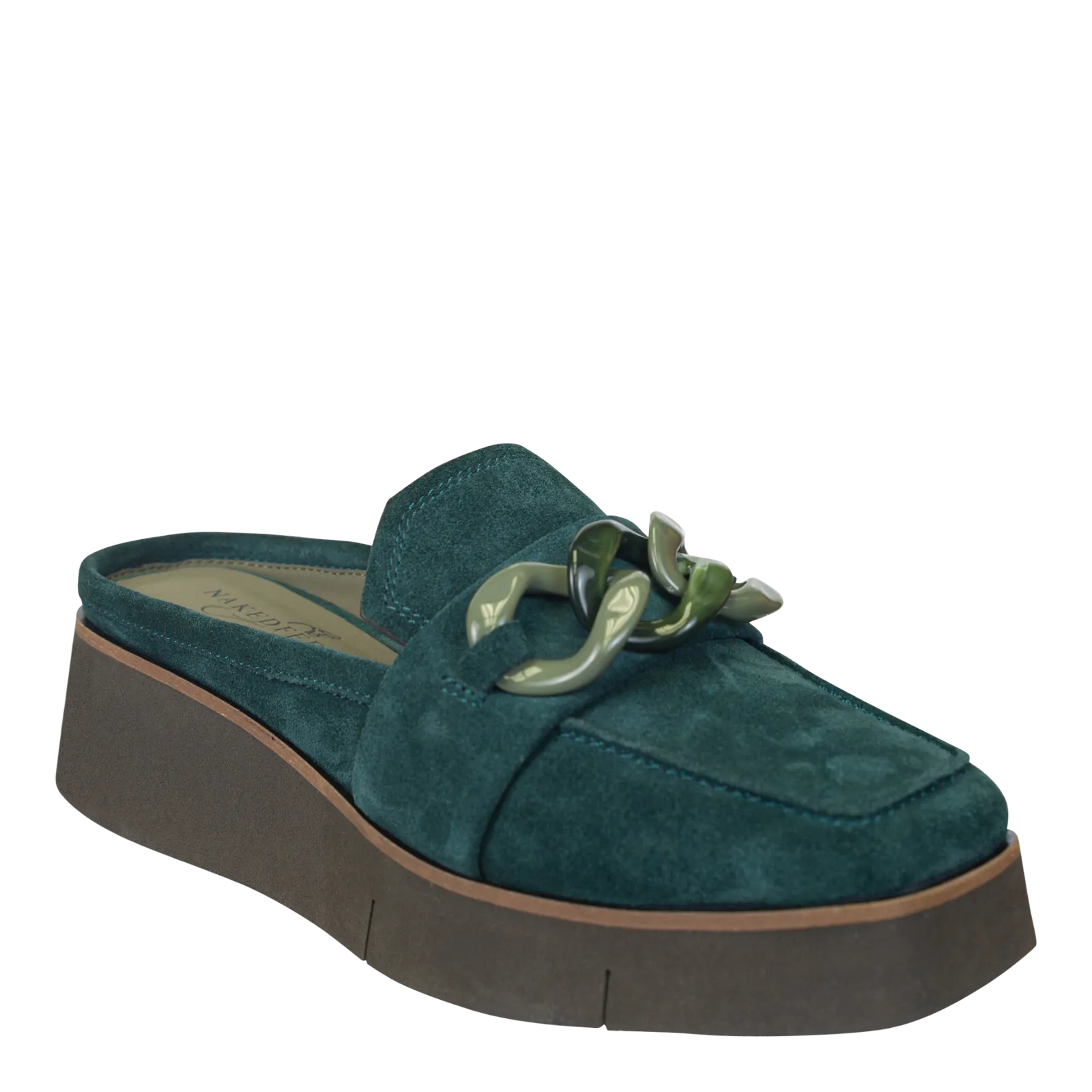 NAKED FEET - ELECT in EMERALD Platform Mules