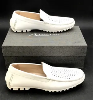 New Bacco Bucci Women's White Loafer Flats - Size 10