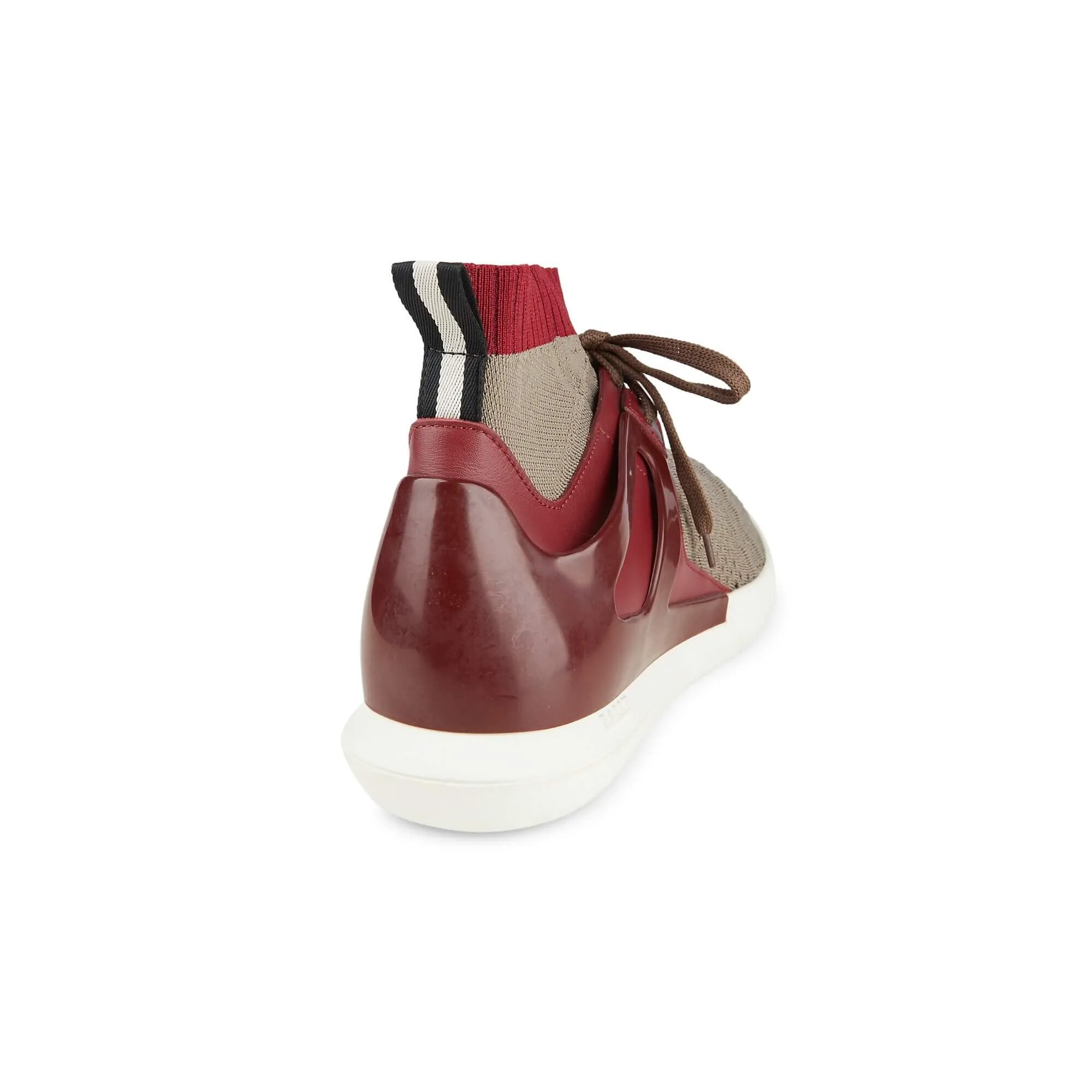 NEW Bally Avallo Men's Snuff Leather & Fabric Sneakers US 12.5 MSRP$550