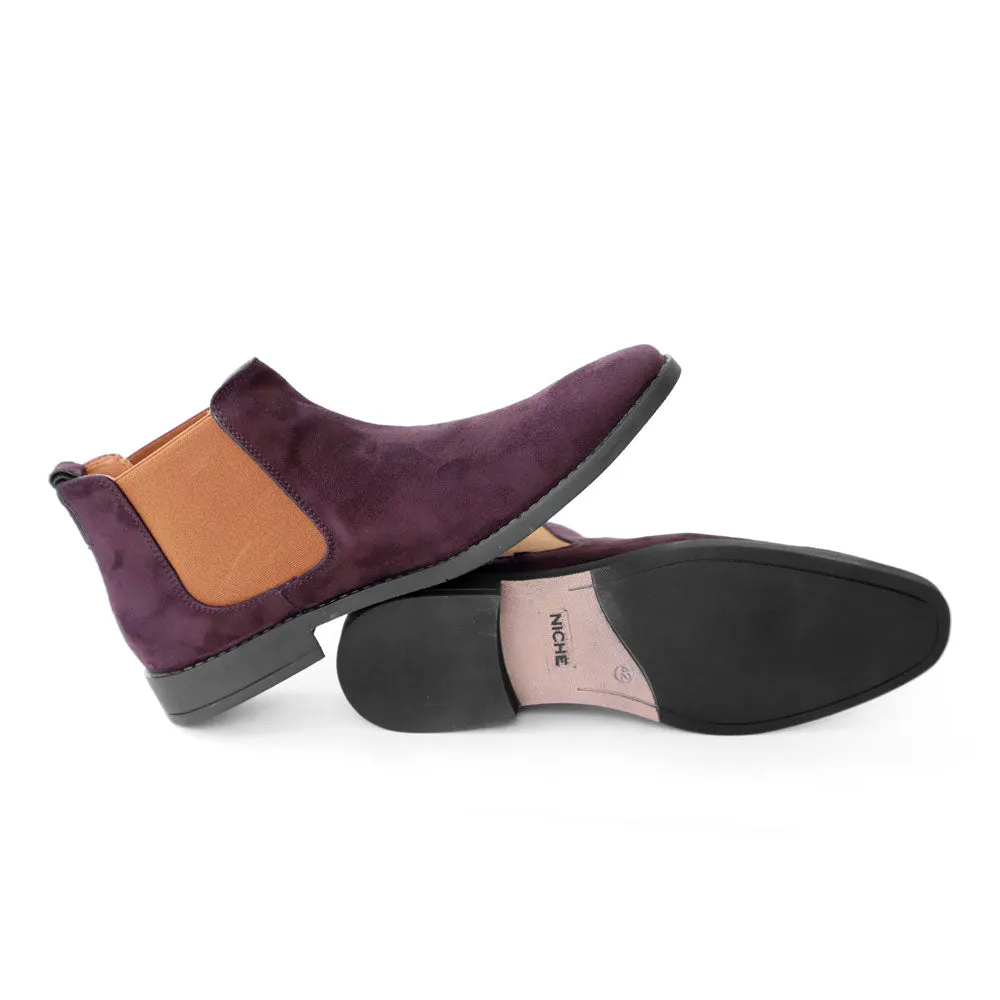 NICHE Brown Suede Chelsea Boots