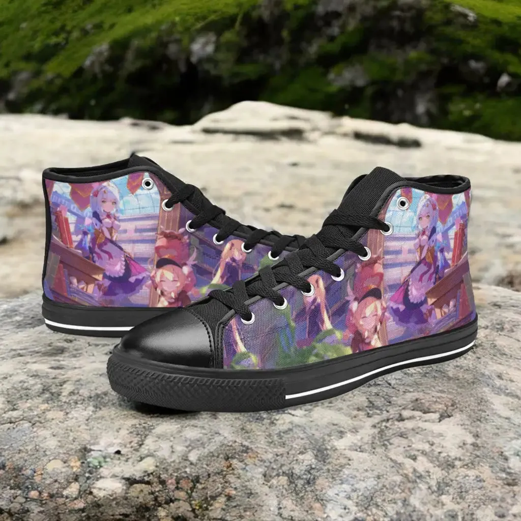 Noelle Fischl Klee Genshin Impact Shoes High Top Sneakers for Kids and Adults