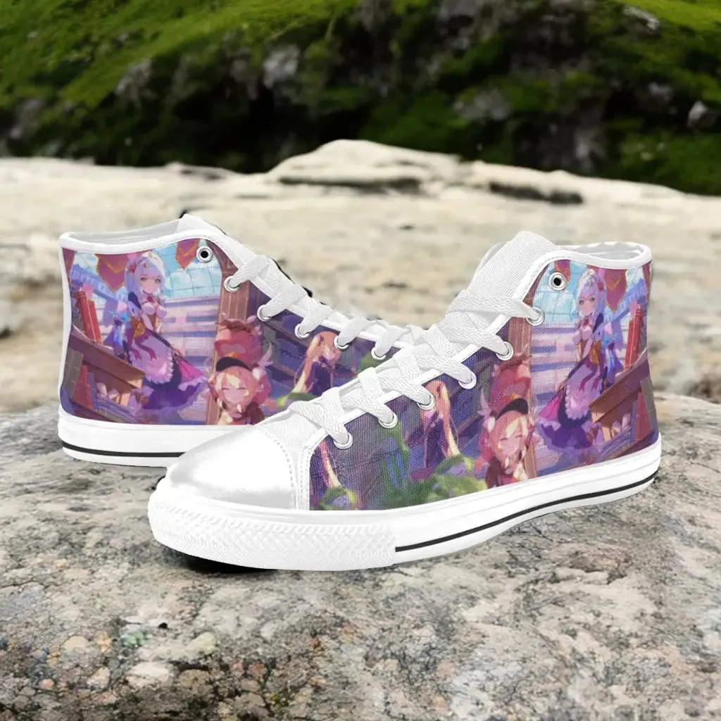 Noelle Fischl Klee Genshin Impact Shoes High Top Sneakers for Kids and Adults