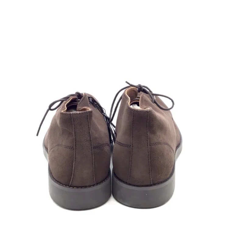 NWT Banana Republic Men's 712414 Brown Leather Almond Toe Chukka Boots - Size 11
