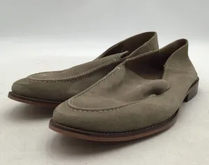 NWT Stafford Men's Gray Leather Casual Loafers - Size 12M