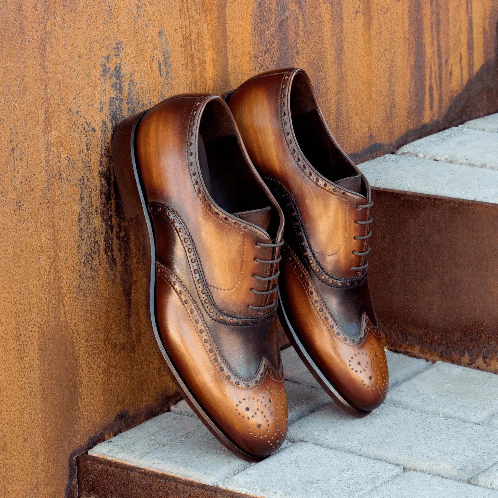 NY Full Brogue Patina