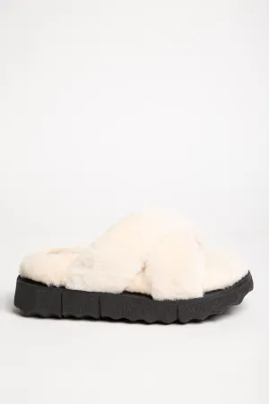 OFF-WHITE | SPONGE CRISS CROSS SLIDERS