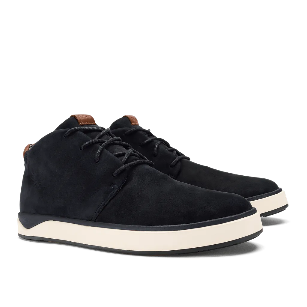OluKai Men's Papaku'ili Boots- Black