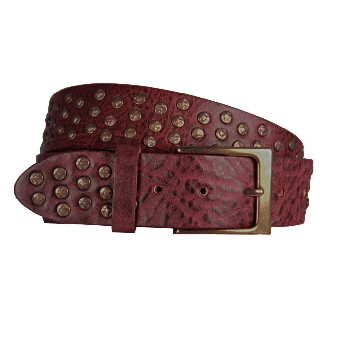 On-Sale Coperto Curved Handmade Leather Belt