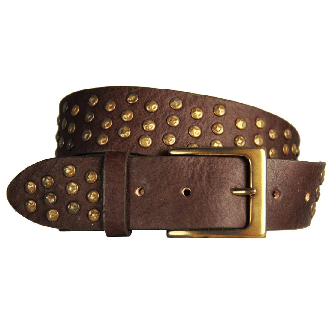 On-Sale Coperto Curved Handmade Leather Belt